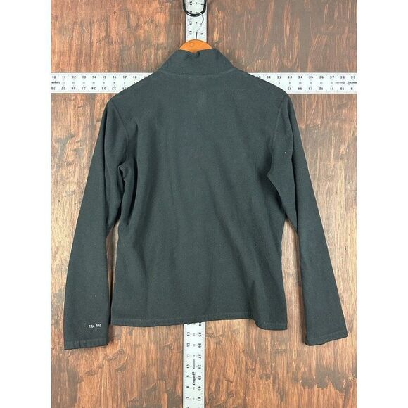 The North Face Fleece Quarter Zip Up TKA 100 Sweat Shirt Womens Large Black GUC‎ - Picture 8 of 8